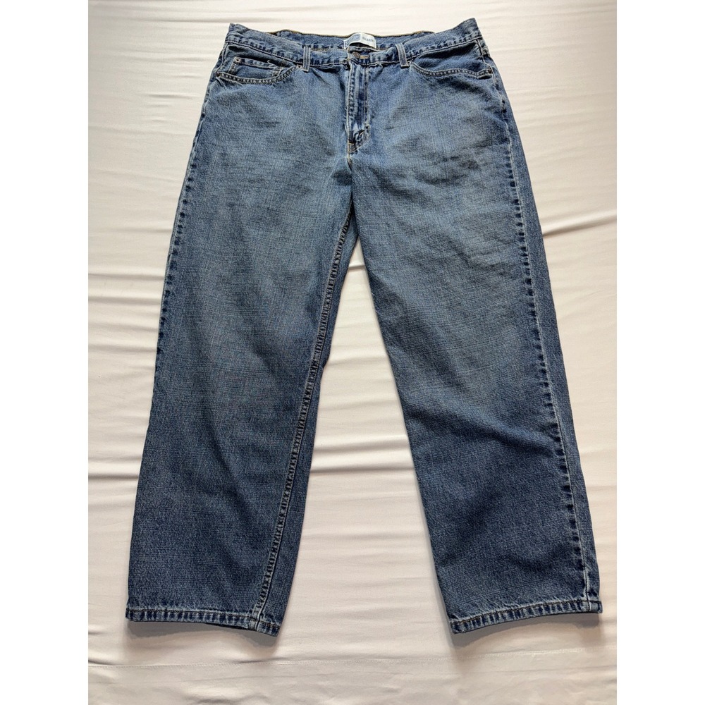 Signature by Levi Strauss & Co Mens Relaxed‎ Fit Jeans Blue Denim 40x30 Cotton